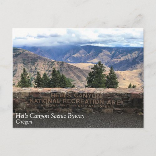 Hells Canyon Scenic Byway OR Postcard