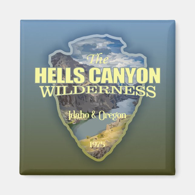 Hells Canyon WA (arrowhead) Magnet (Front)