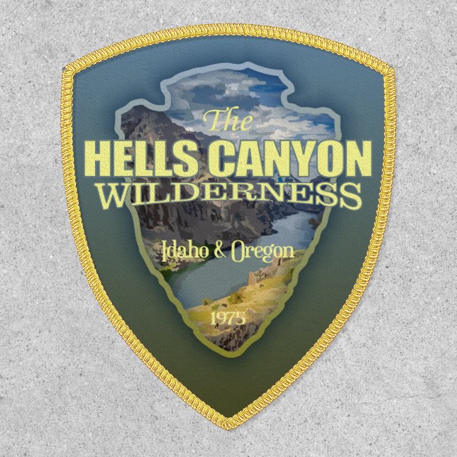Hells Canyon WA (arrowhead)  Patch (Front)