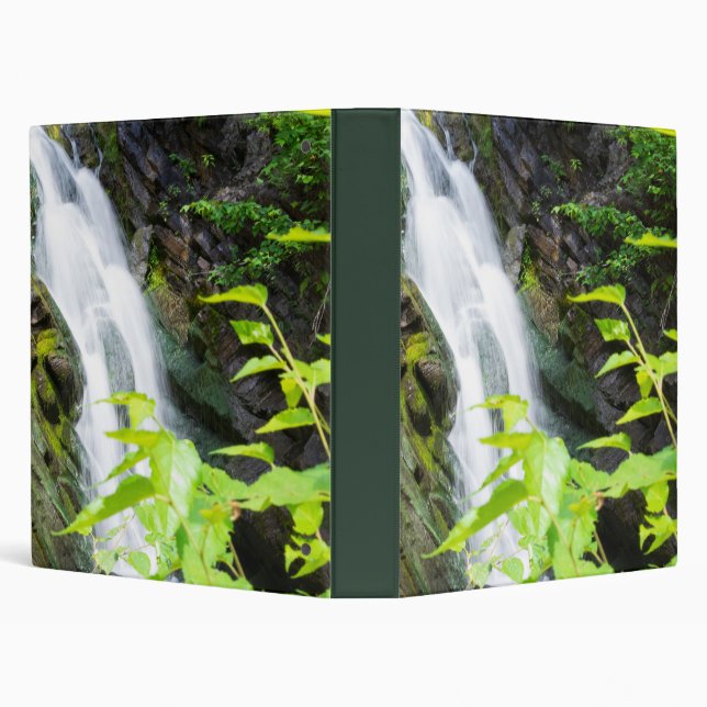 Hell's Gate Canyon waterfall 3 Ring Binder (Background)