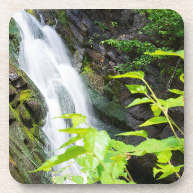 Hell's Gate Canyon waterfall Beverage Coaster (Front)