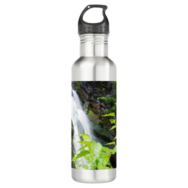 Hell's Gate Canyon waterfall Stainless Steel Water Bottle (Front)