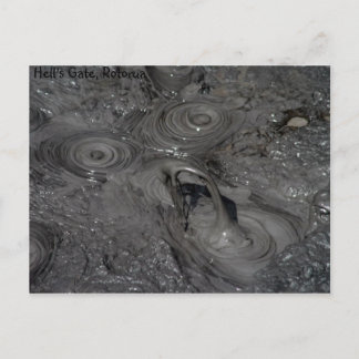 Hell's Gate Mud Pool Postcard