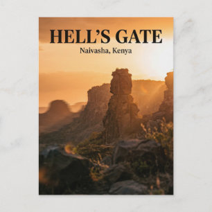 Hell's Gate, Naivasha, Nakuru County Postcard