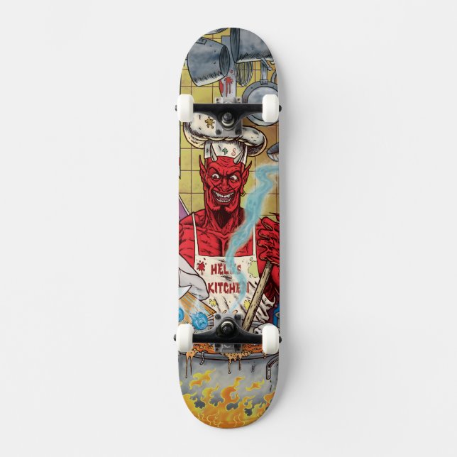 HELL'S KITCHEN DEVIL SKATEBOARD DECK (Front)
