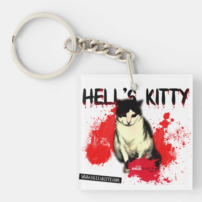 Hell's Kitty KeyChain (Front)