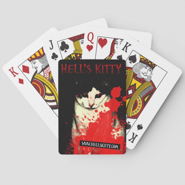 Hell's Kitty Playing Cards (Back)