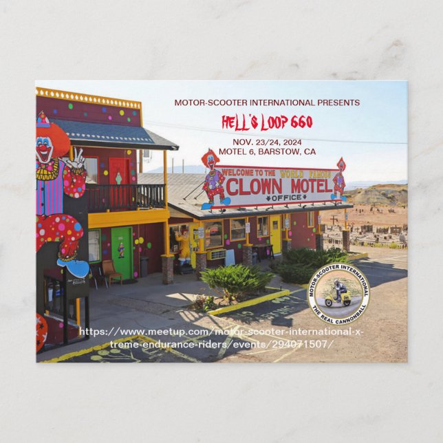 HELL'S LOOP 2024 POSTCARD (Front)