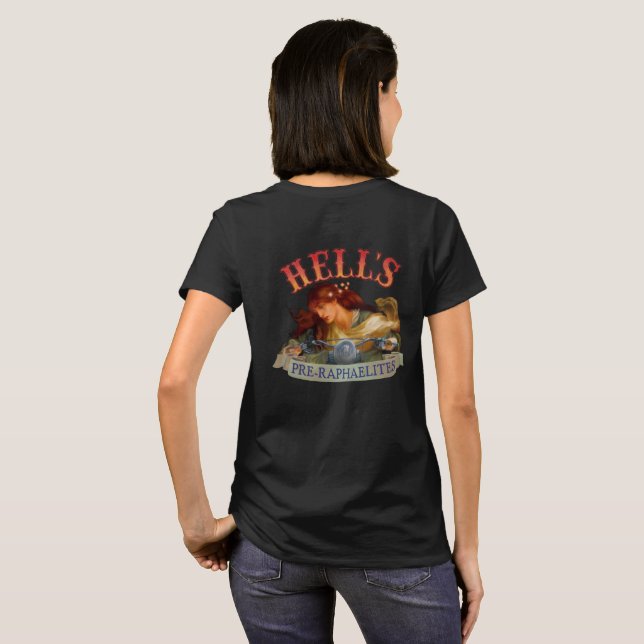 Hell's Pre-Raphaelite Back Design T-Shirt (Back Full)
