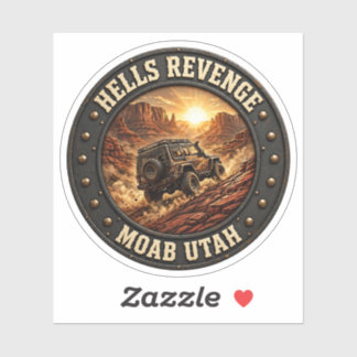 Hell's Revenge 4x4 Trail Badge Sticker