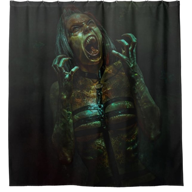 Hells Slave Shower Curtain (Front)
