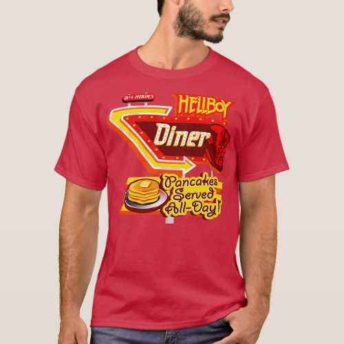 Hellsboy Diner Sign T_Shirt