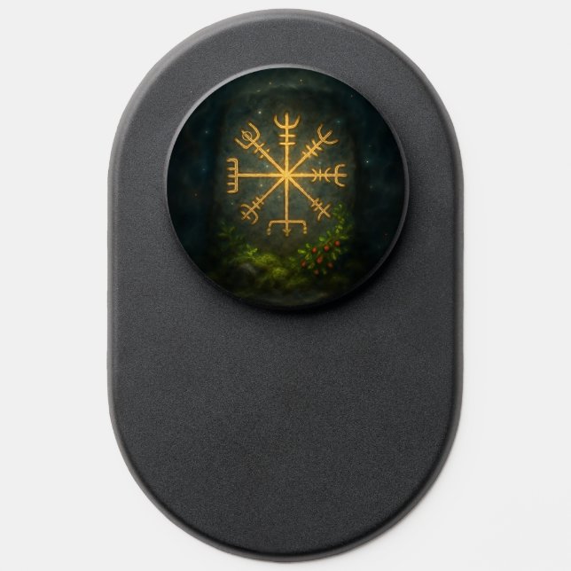 Helm of Awe Aegishjalmur Norse Protective Symbol   PopSocket (Popsocket)