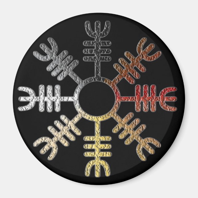 Helm of Awe Bear Pride Magnet (Front)