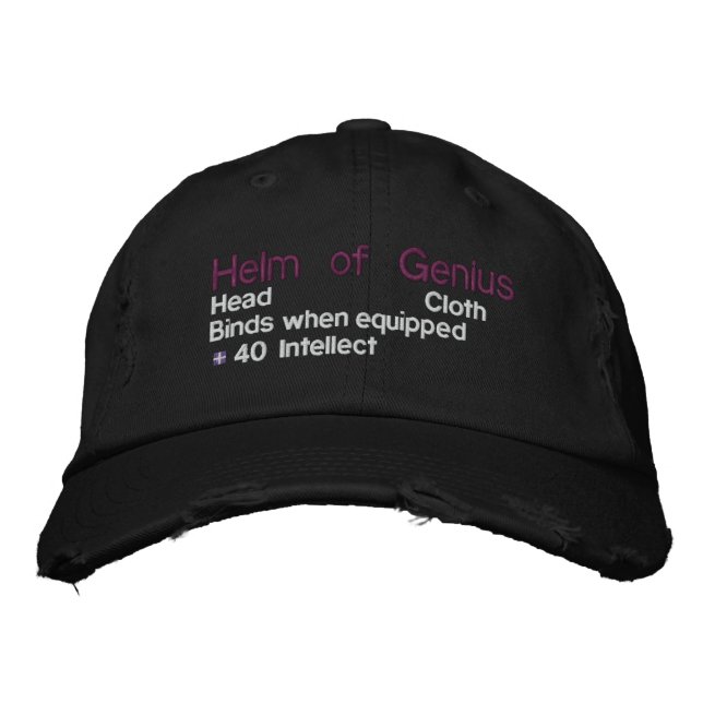 Helm of Genius Embroidered Baseball Cap (Front)