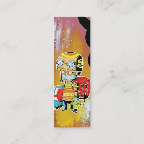 Helmet Boy Profile Card Business Cards