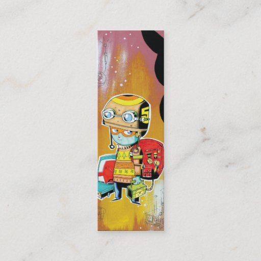 Customizable Helmet Boy Profile Card Business Cards