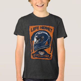 Helmet design will be simple and attractive Tri-Blend shirt