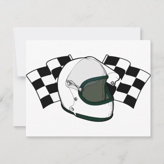 Helmet & Flags (Front)