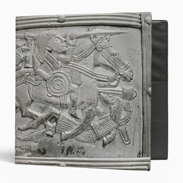 Helmet fragment, from Sutton Hoo Treasure 3 Ring Binder (Front/Inside)