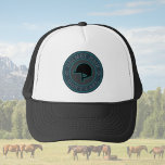 Helmet Hair Don't Care - English Equestrian Helmet Trucker Hat<br><div class="desc">The words "Helmet Hair, Don't Care" encircle a classic black equestrian helmet. It is in an elegant turquoise and silver color scheme. Your hair may be a mess after your horseback riding adventures but at least you lived to tell the tale, should anything have happened to you! Ironically you can...</div>