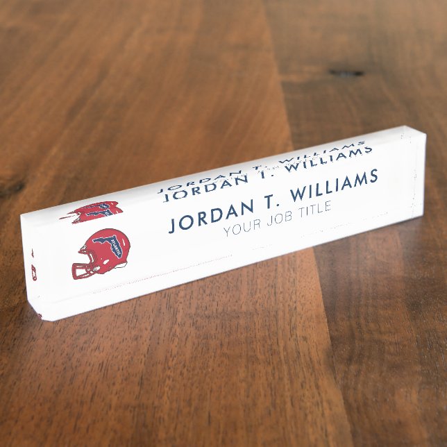 Helmet Mark Desk Name Plate (Side)