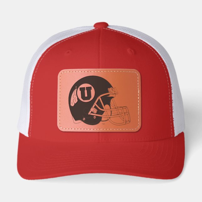 Helmet Mark Leather Patch Hat (Front)
