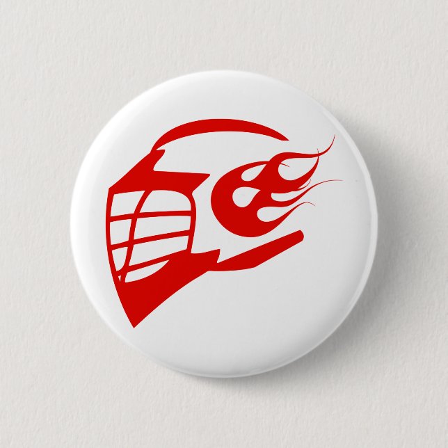 Helmet Pinback Button (Front)