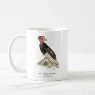 Helmeted Horbill Coffee Mug