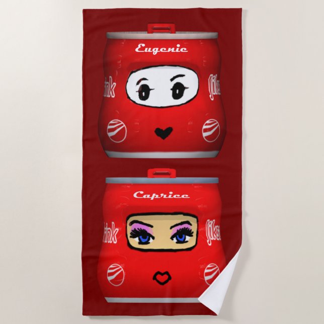 helmets beach towel (Front)