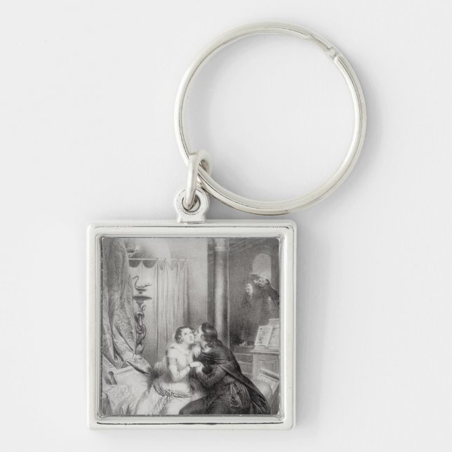 Heloise and Abelard Keychain (Front)