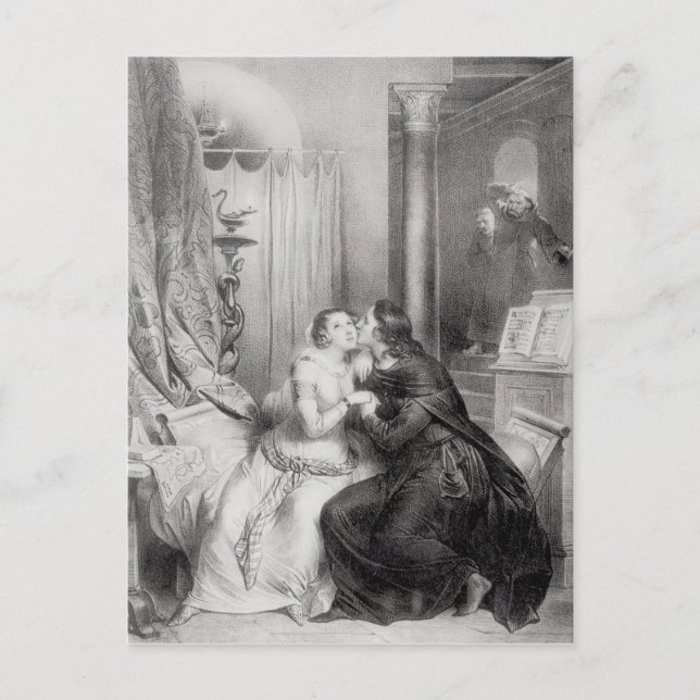 Heloise and Abelard Postcard (Front)