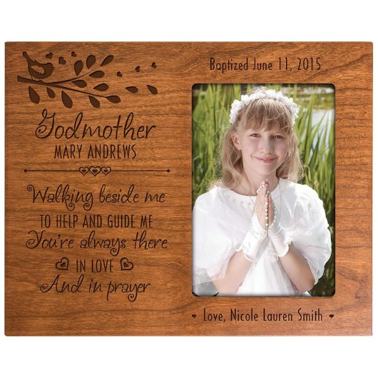 Help And Guide Godmother Cherry Picture Frame (Front)