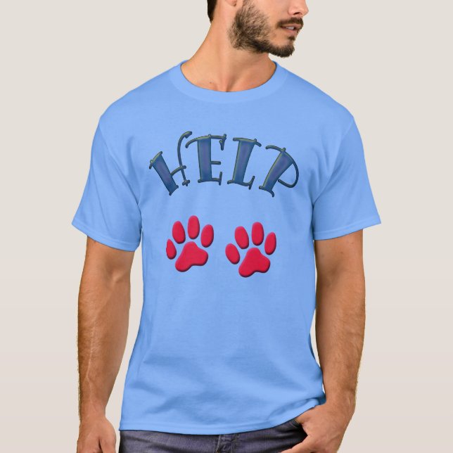 HELP animals T-Shirt (Front)