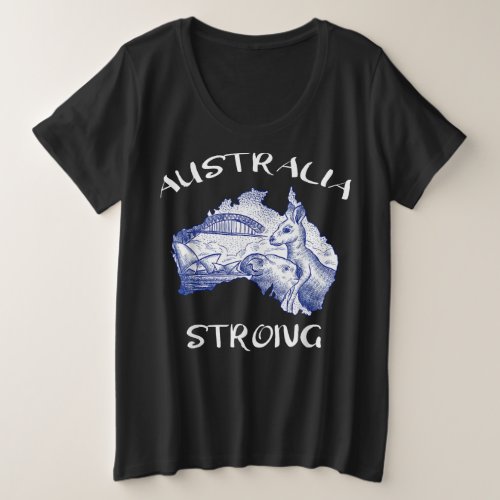 Help Australia Strong shirt Support Kangaroo Koala