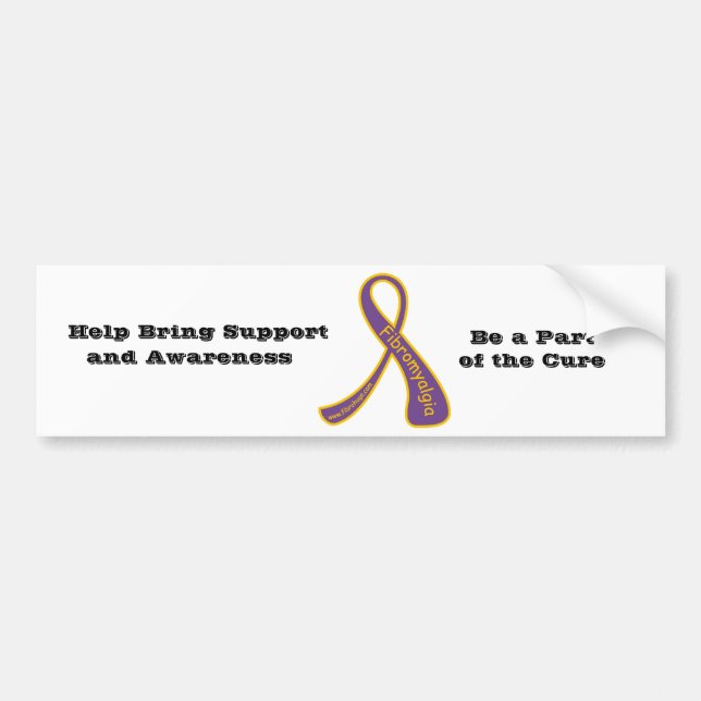 Help Bring Support and Awareness Bumper Sticker (Front)