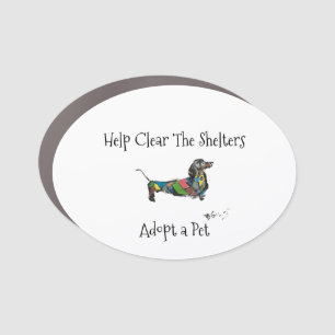 Help Clear The Shelters Dog Magnet