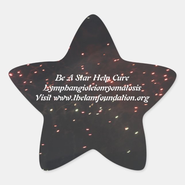 Help Cure Lymphangioleiomyomatosis Stickers (Front)