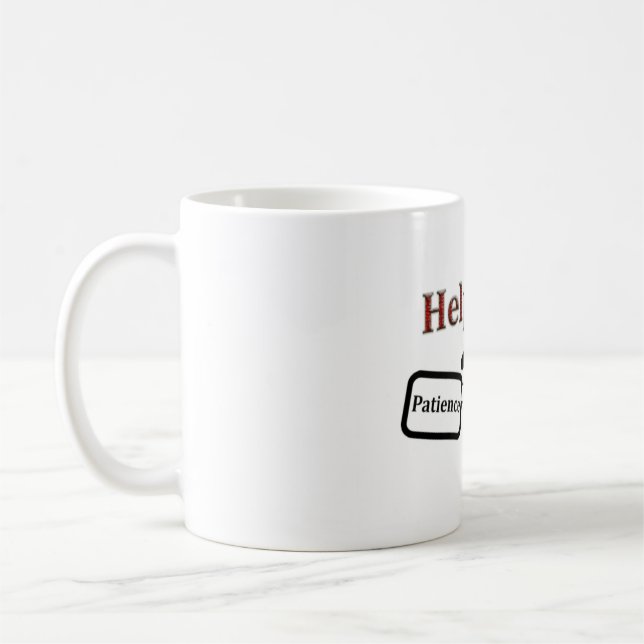 Help Desk Computer coffee mug Gift Xmas (Left)