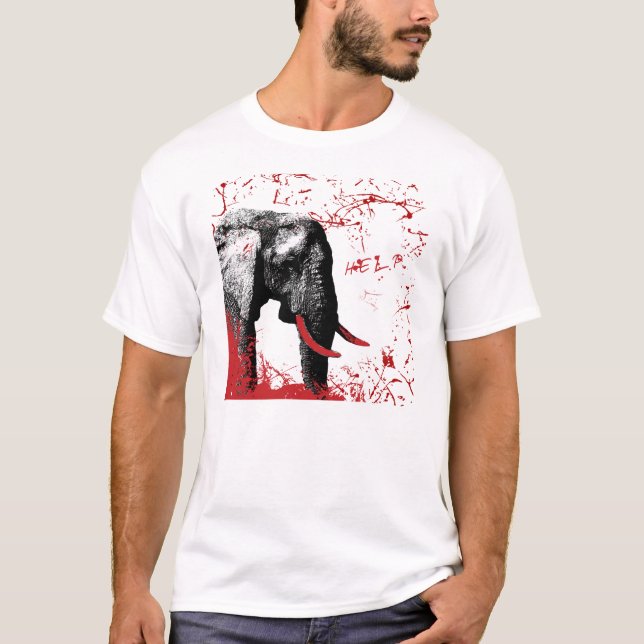 Help Elephants T-Shirt (Front)
