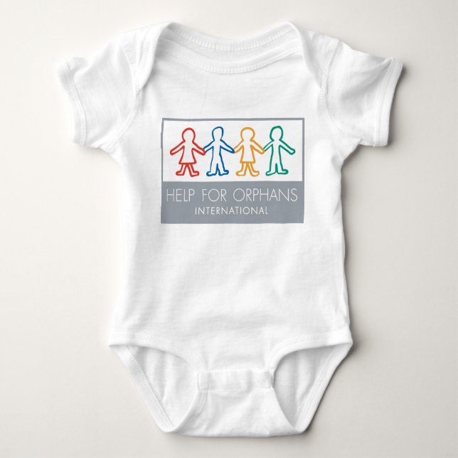 Help for Orphans Baby Onsie Baby Bodysuit (Front)