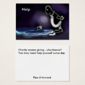 Help, giving, charity (Front & Back)