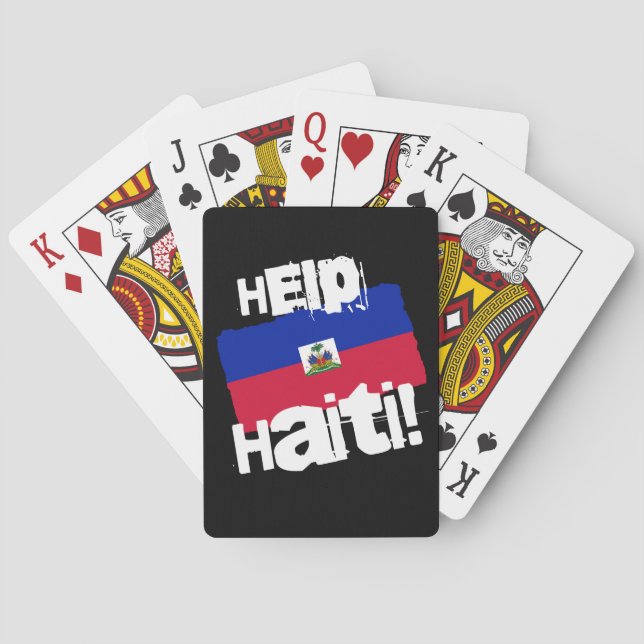 Help Haiti! Poker Cards (Back)