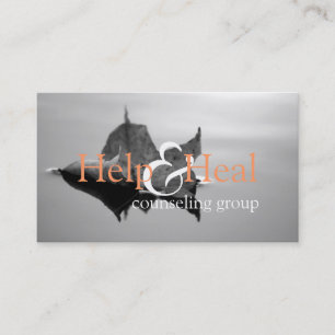 Help Heal Counseling Life Coach Therapy Therapist Business Card