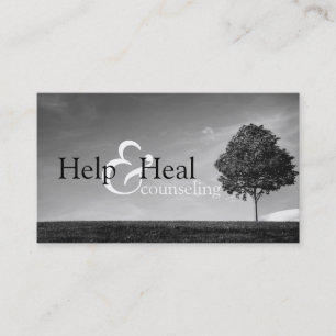 Help Heal Counseling Life Coach Therapy Therapist Business Card