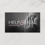 Help Heal Counseling Life Coach Therapy Therapist Business Card at Zazzle
