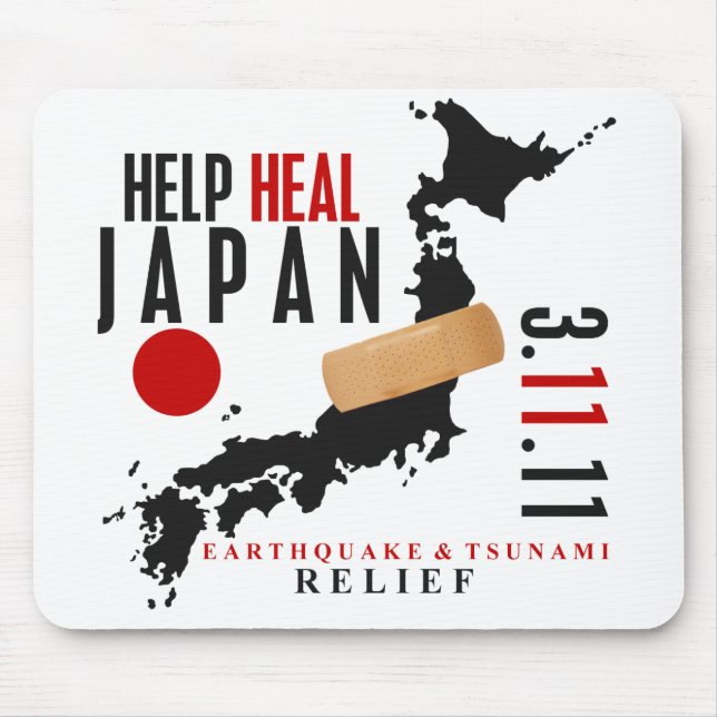 HELP HEAL JAPAN #3 MOUSE PAD (Front)