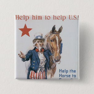 Help Him to Help U.S.! Button
