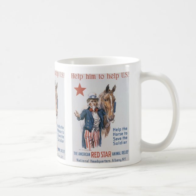 Help Him to Help U.S.! Coffee Mug (Right)