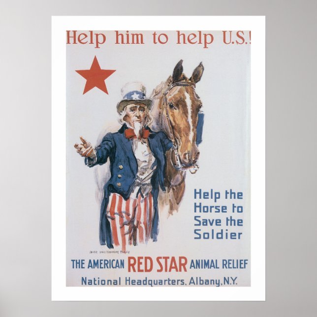 Help Him to Help U.S.! Poster (Front)